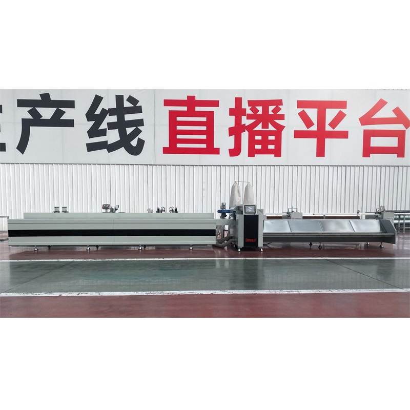 The fourth generation of plastic door and window glass pressing strip intelligent cutting center